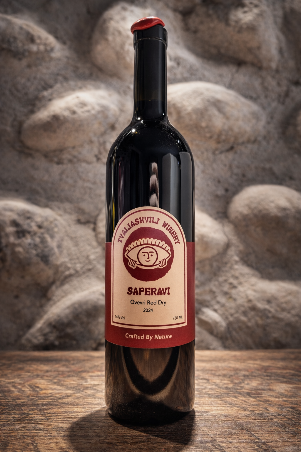 Saperavi Khashmi wine bottle